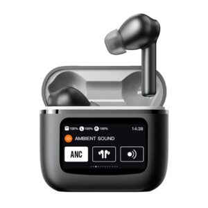 LCD Display Touch Screen TWS Wireless Earphones Headphones Noise Cancelling Sport